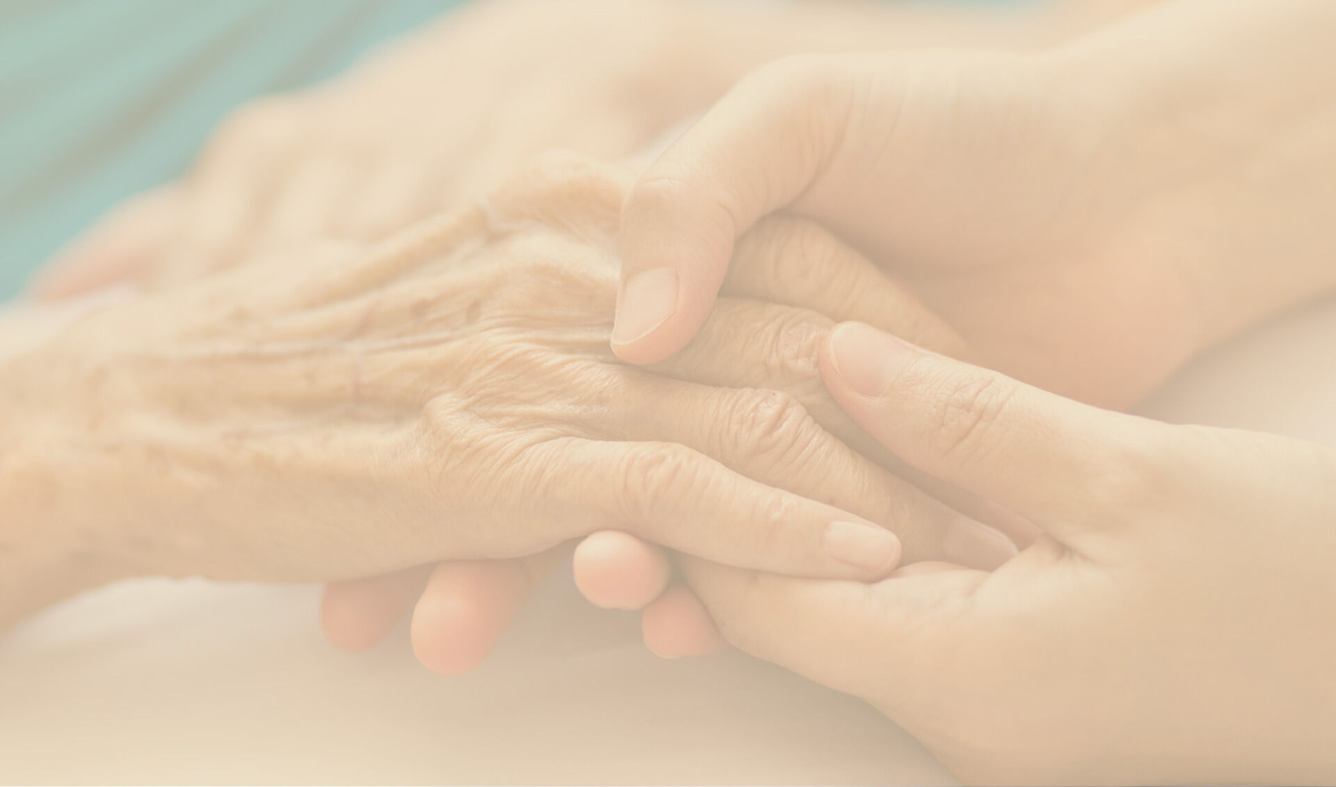 Abgetöntes, stimmungsvolles Hintergrundmotiv für den Videobereich der Reinery Pflege.